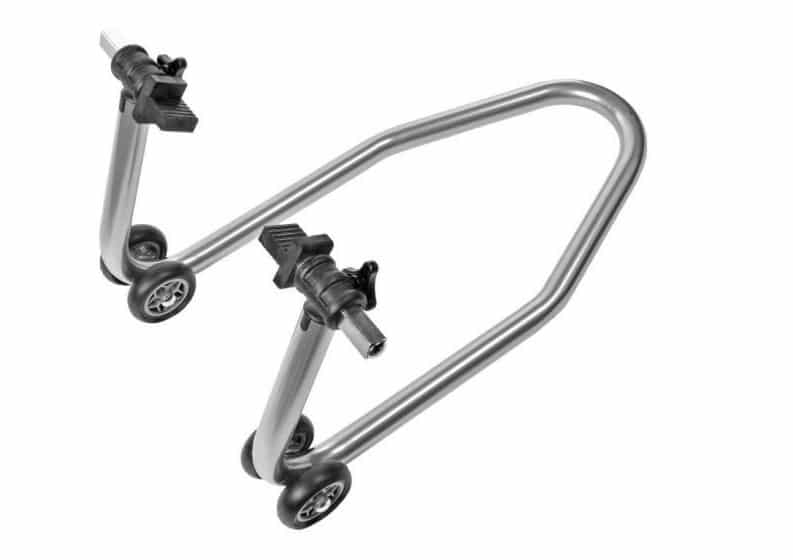 Béquille Avant Moto STIX - Support Roue Avant 10-21 Pouces - Jusqu'à 500kg - Réglable Et Stable - Pour Entretien Et Transport
