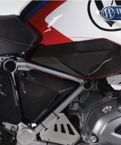 Cache réservoir inférieur droit carbone-9020