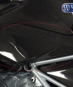 Cache réservoir inférieur gauche carbone-8998