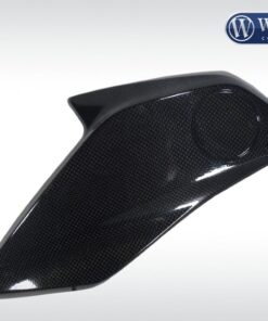 Cache radiateur gauche carbone-0