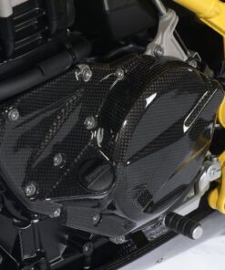 Protection moteur carbone coté gauche-9844