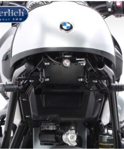 Support de plaque avec feu arrière Devils Eye noir titane-9970