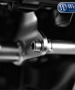 Barre transversale pour pare-cylindres en argent