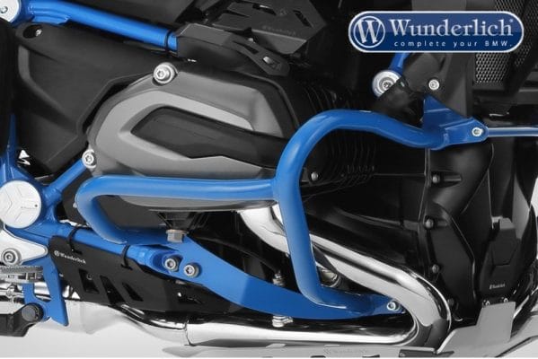 Pare cylindre tubulaire bleu-0