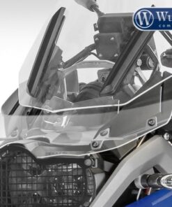 Déflecteur inférieur de bulle transparent