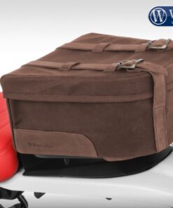 Sacoche pour porte bagage marron